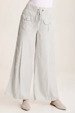 Loen Twill Wide Leg Pant