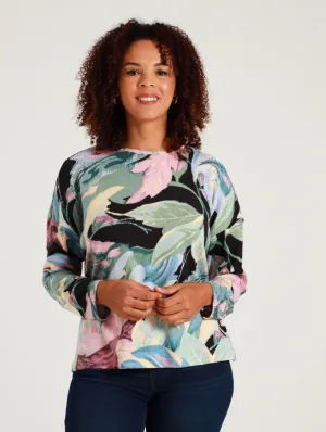 Long Sleeve Loose Drop Shoulder Top