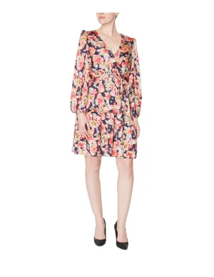 Long Sleeve Waist Tie Dress