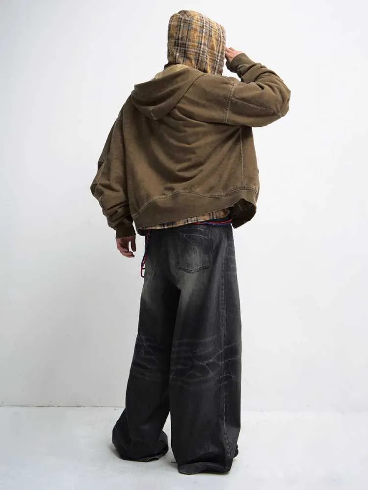 loose versatile hooded sweatshirt