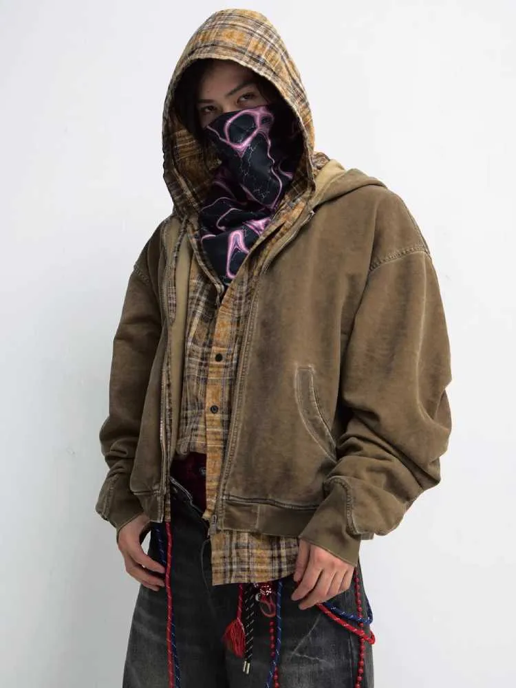loose versatile hooded sweatshirt