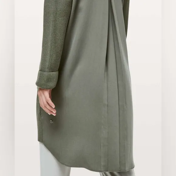 Lululemon still at ease Cashmere wrap jacket. Size 12