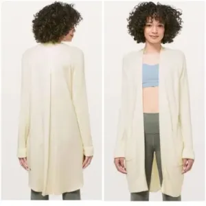 Lululemon Still At Ease Wrap Sweater in Angel Swing