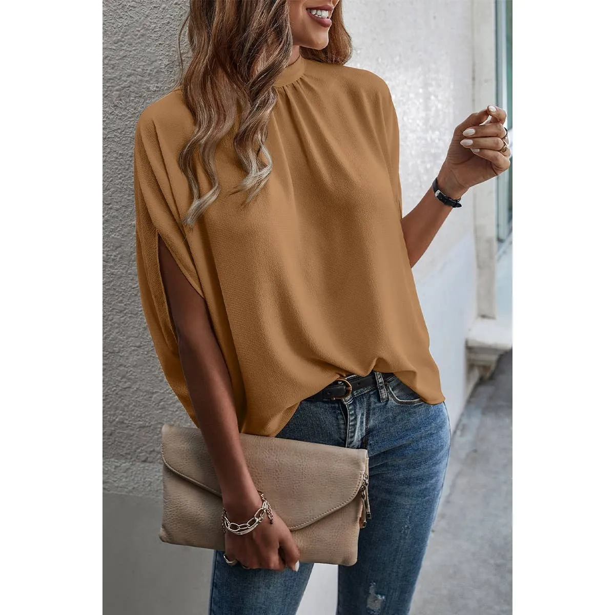 Luxe Drapes Blouse