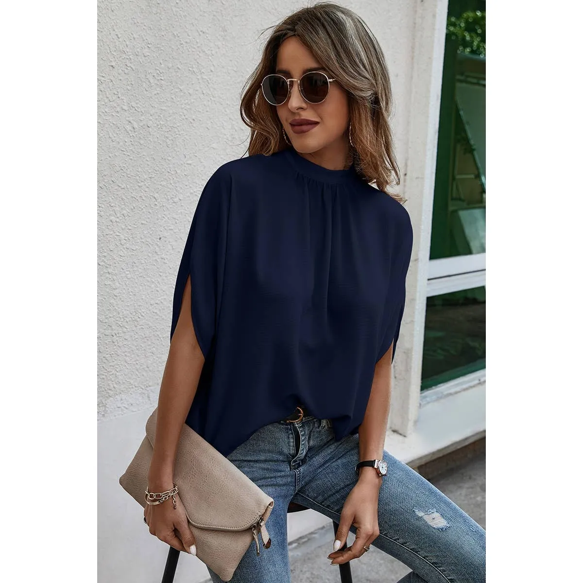 Luxe Drapes Blouse