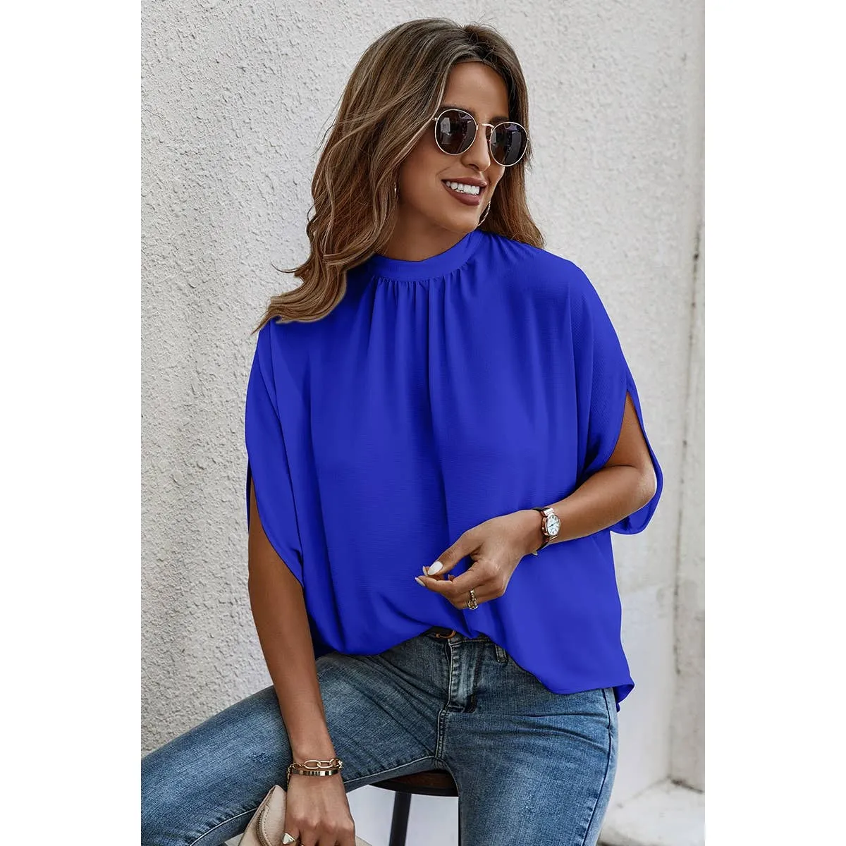Luxe Drapes Blouse