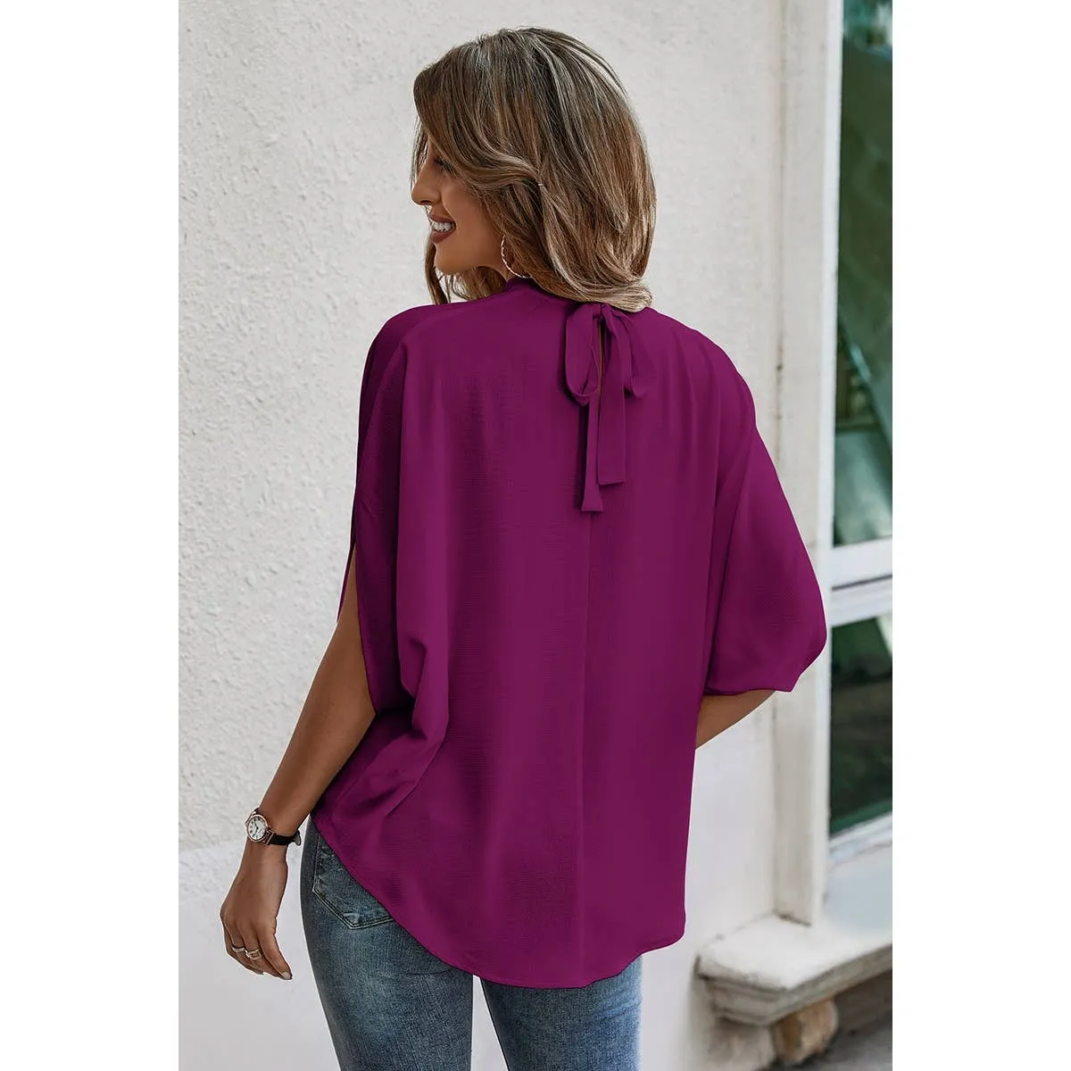 Luxe Drapes Blouse