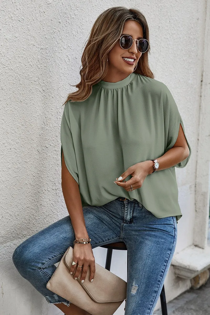 Luxe Drapes Blouse