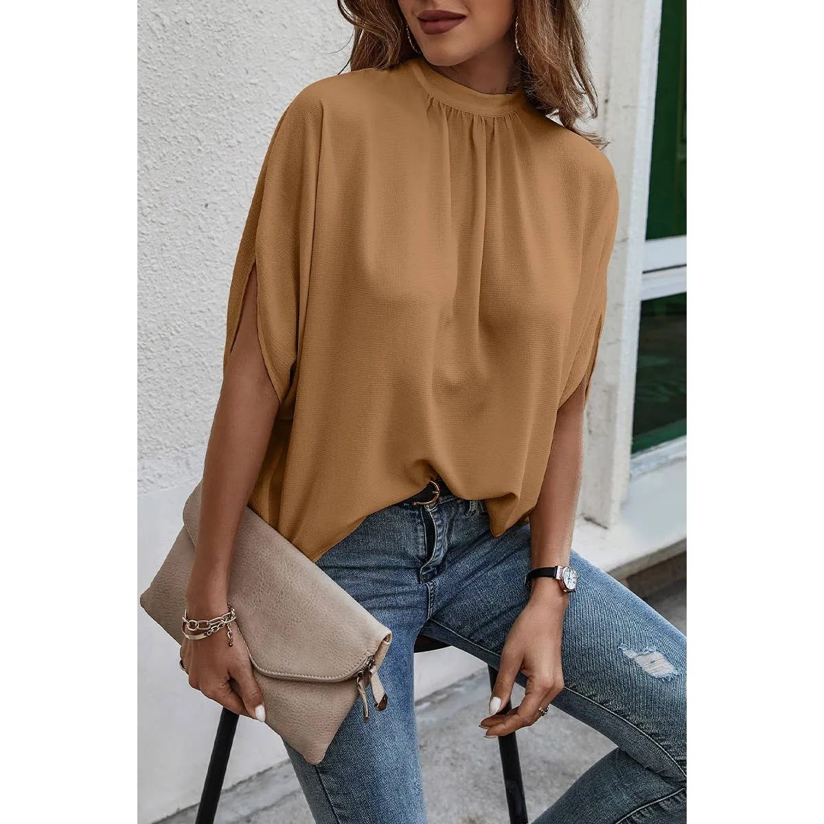 Luxe Drapes Blouse