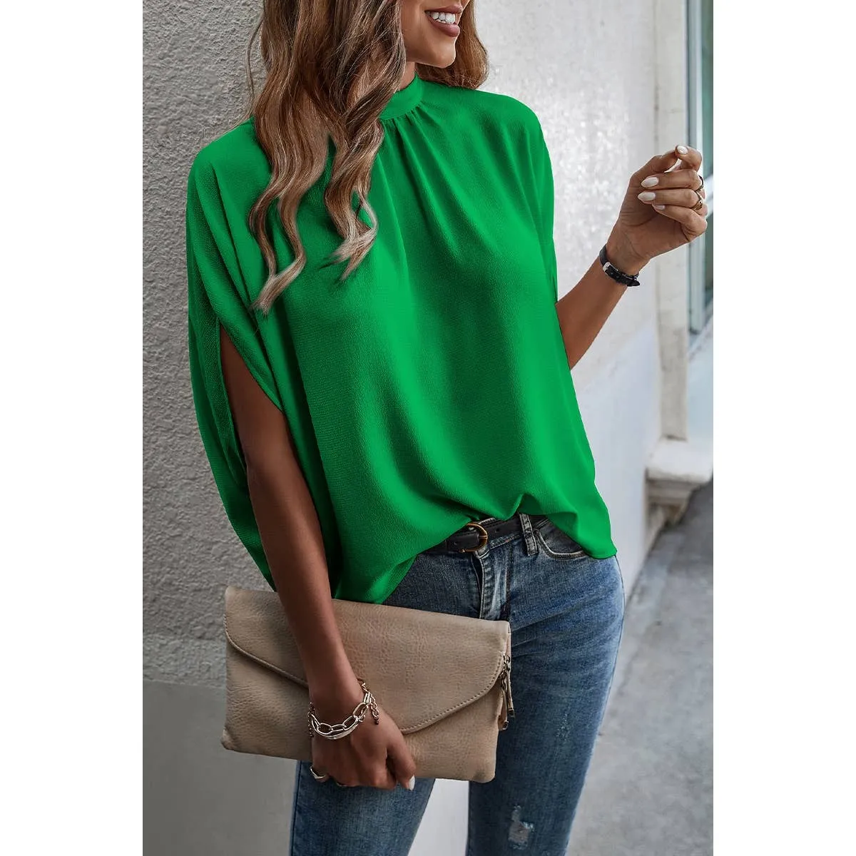 Luxe Drapes Blouse