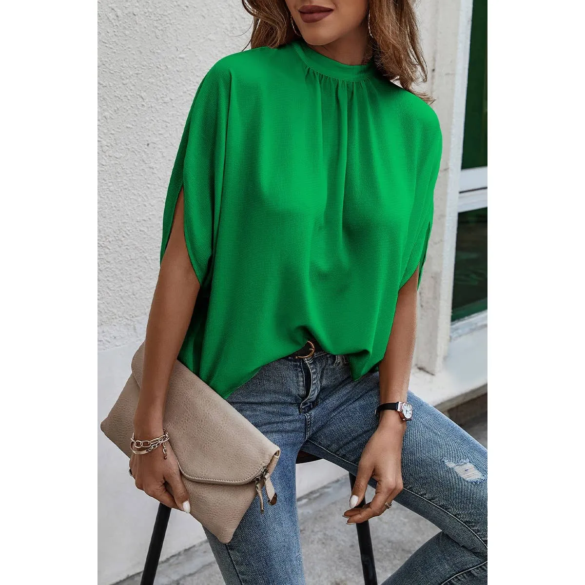 Luxe Drapes Blouse