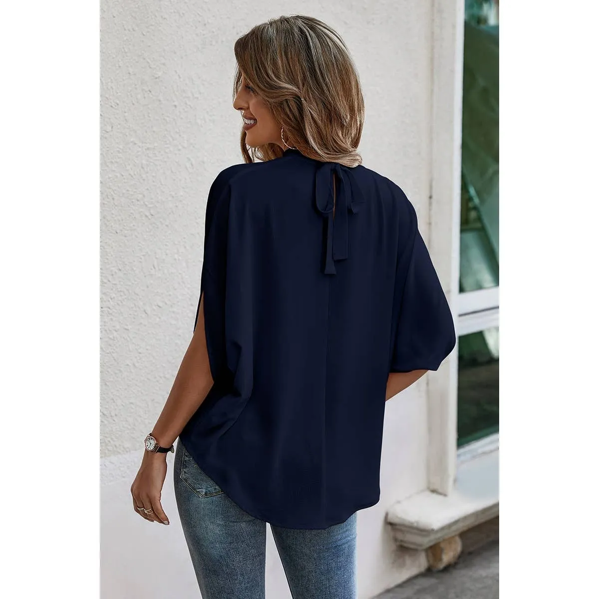 Luxe Drapes Blouse