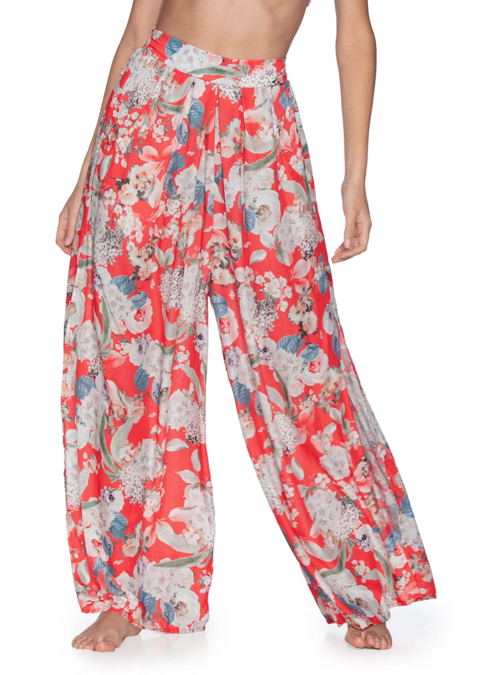 MAAJI Flower Petals High Waisted Long Pants