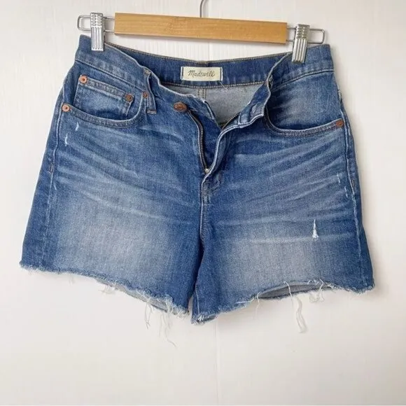 Madewell High Rise Denim Shorts 25