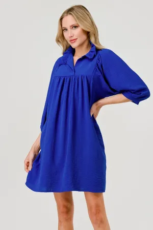Mandy Dress - Royal Blue