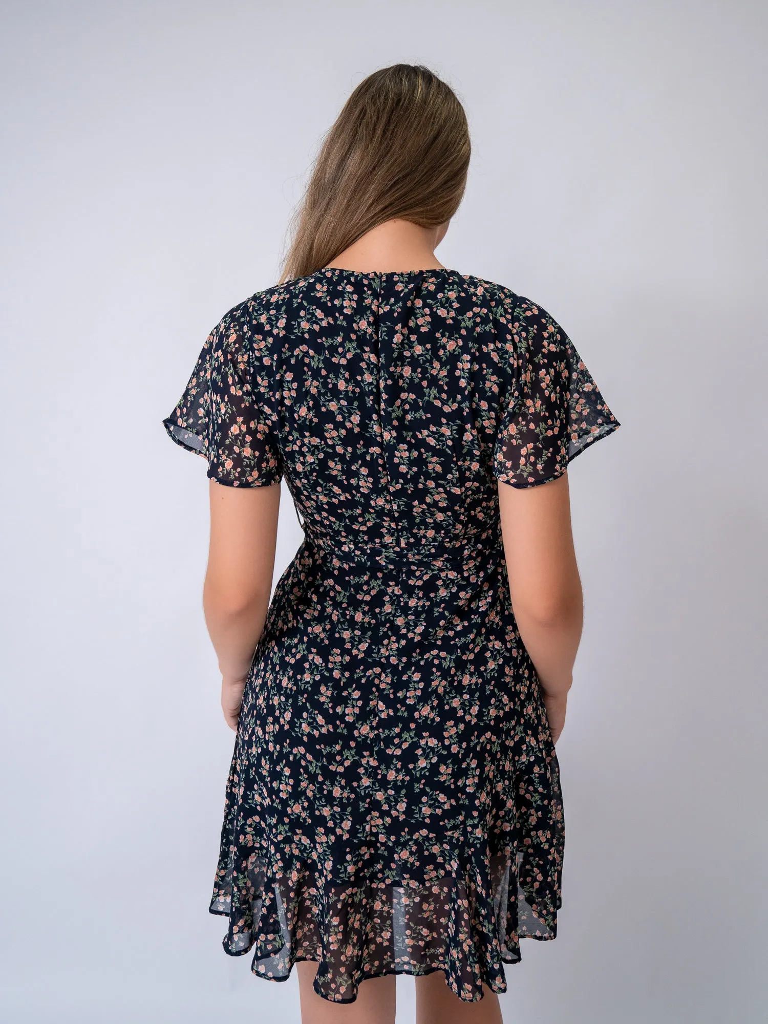 Maneya Dress In Blue