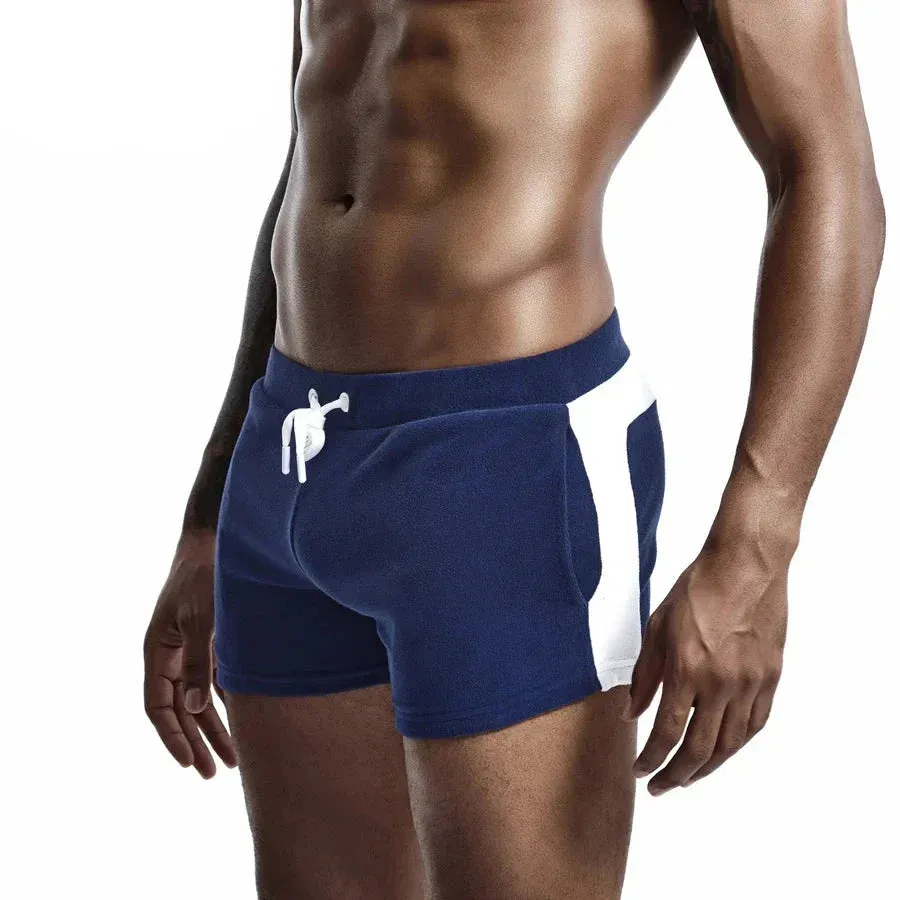 Men Homewear Shorts Sexy Low Waist Cotton Super Soft Comfortable Home Male Panties Boxer Shorts Casual Short Pants