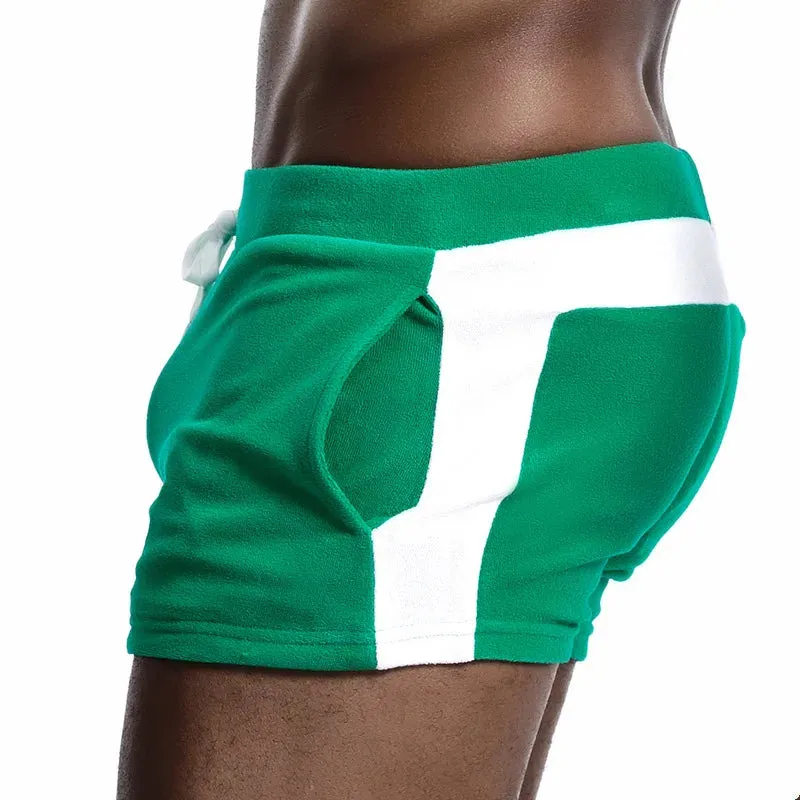 Men Homewear Shorts Sexy Low Waist Cotton Super Soft Comfortable Home Male Panties Boxer Shorts Casual Short Pants