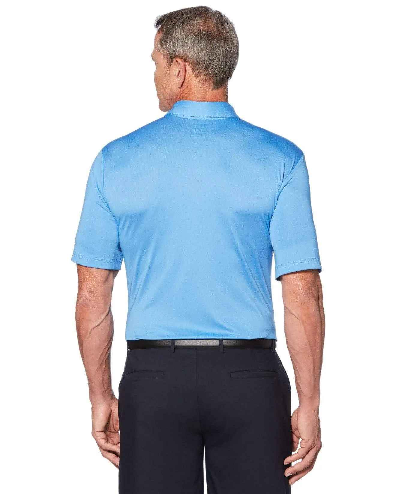 Mens Argyle Pigment Print Polo