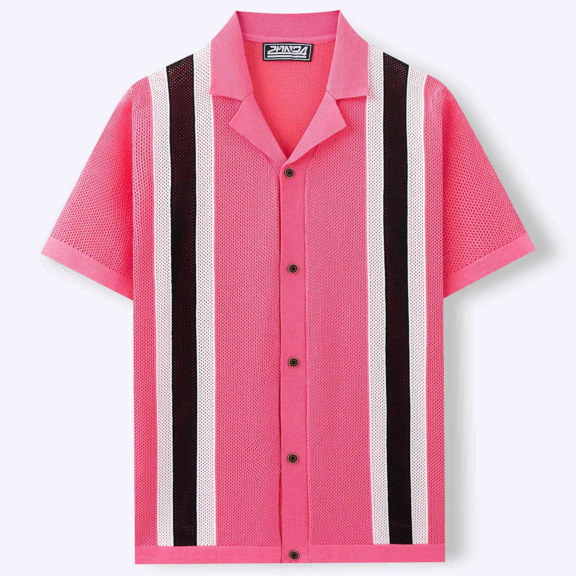 Men’s Coastal Knit Cuban Collar Shirt
