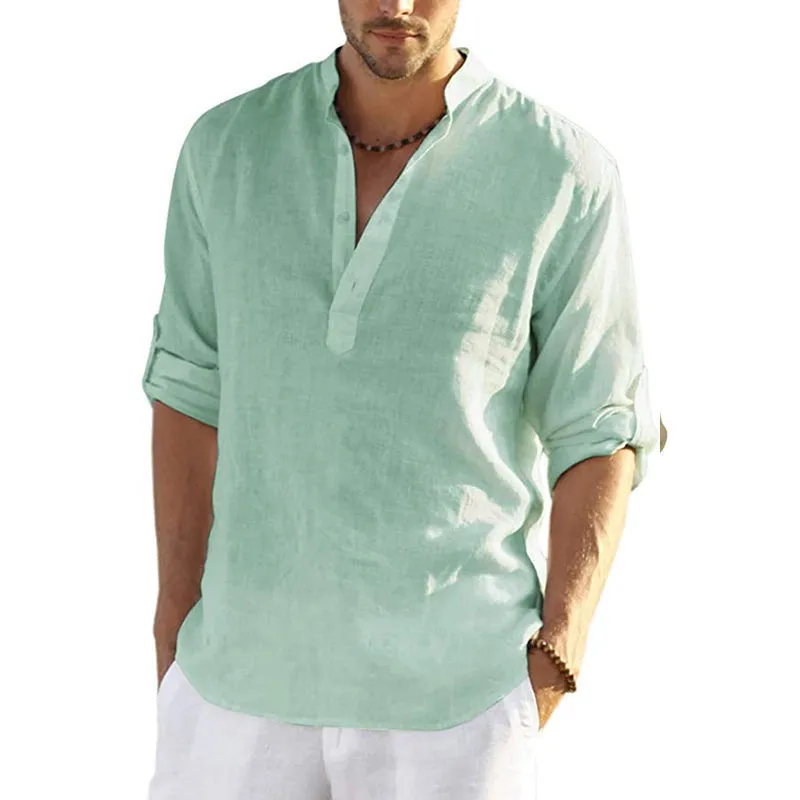 Men's Cotton Linen Hippie Casual T-Shirt ??HOT DEAL - 50% OFF??
