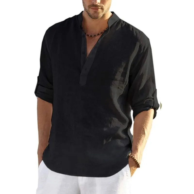 Men's Cotton Linen Hippie Casual T-Shirt ??HOT DEAL - 50% OFF??