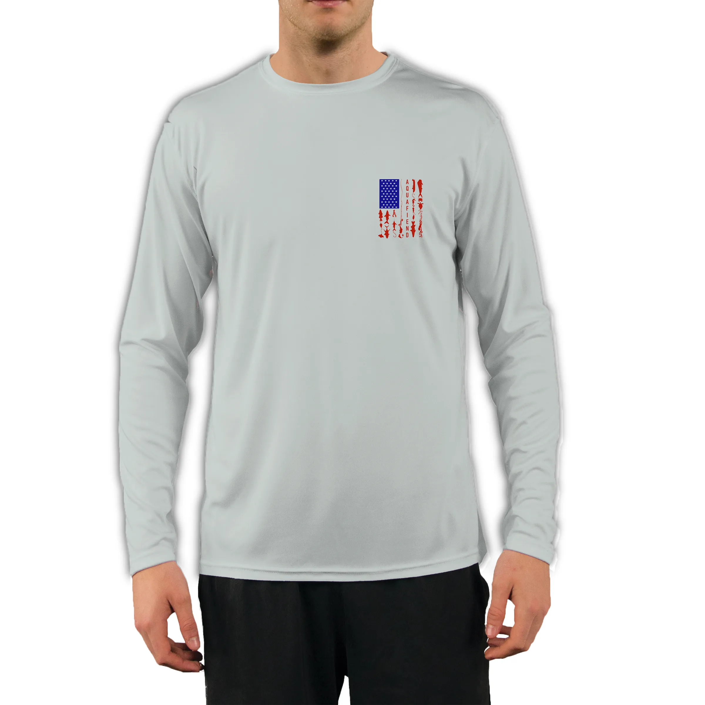 Men's Fiend Flag Hoodie Gray