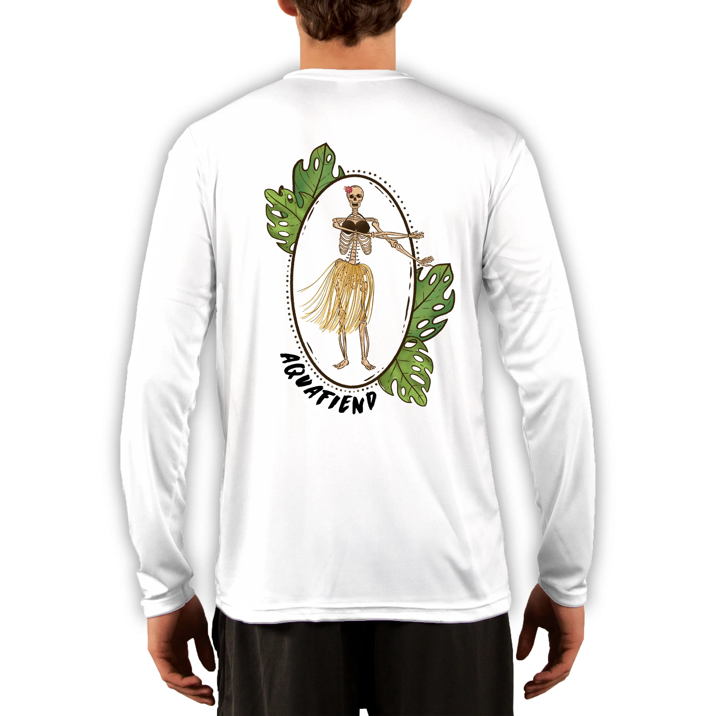 Men's Hula Girl White