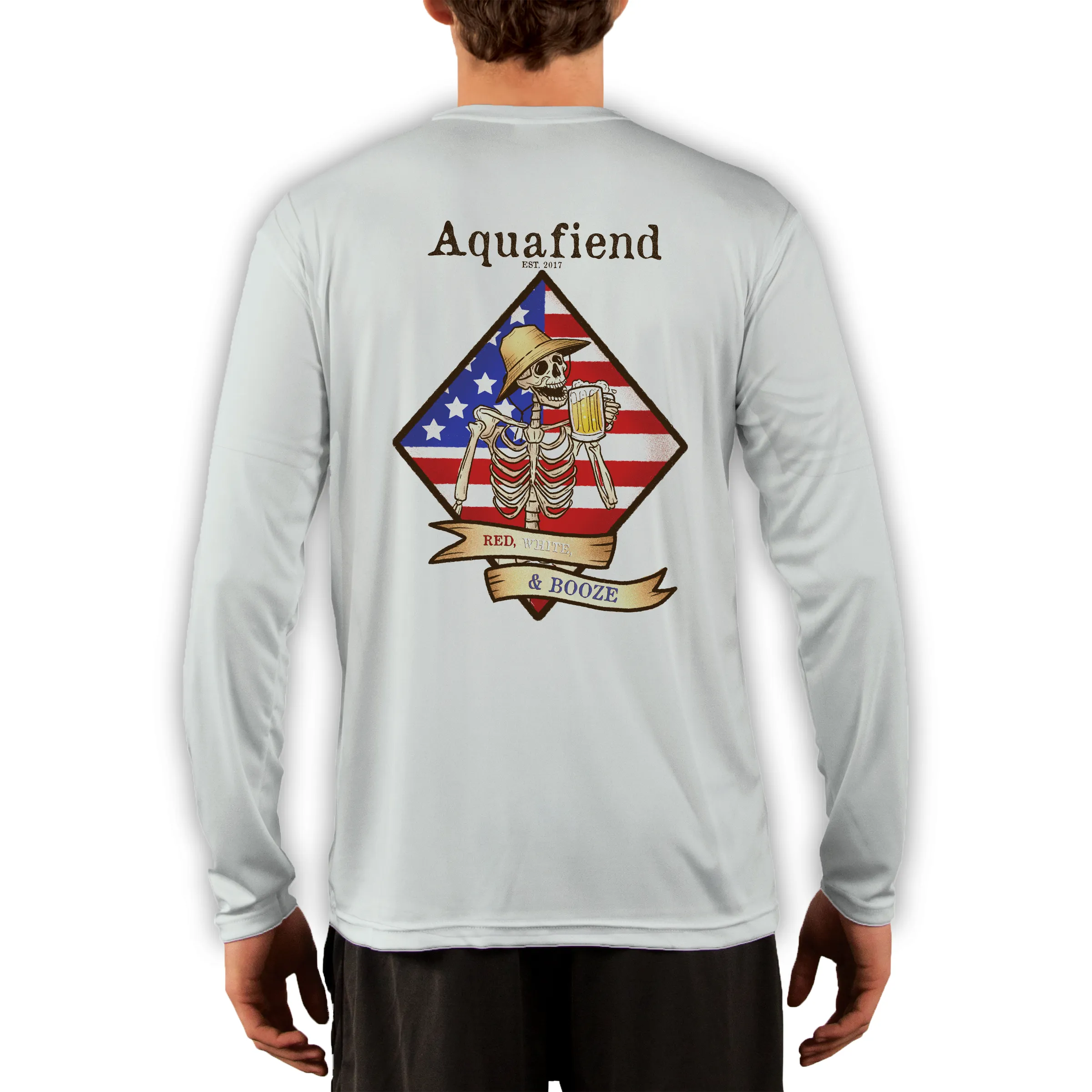 Men's Red White & Booze Gray