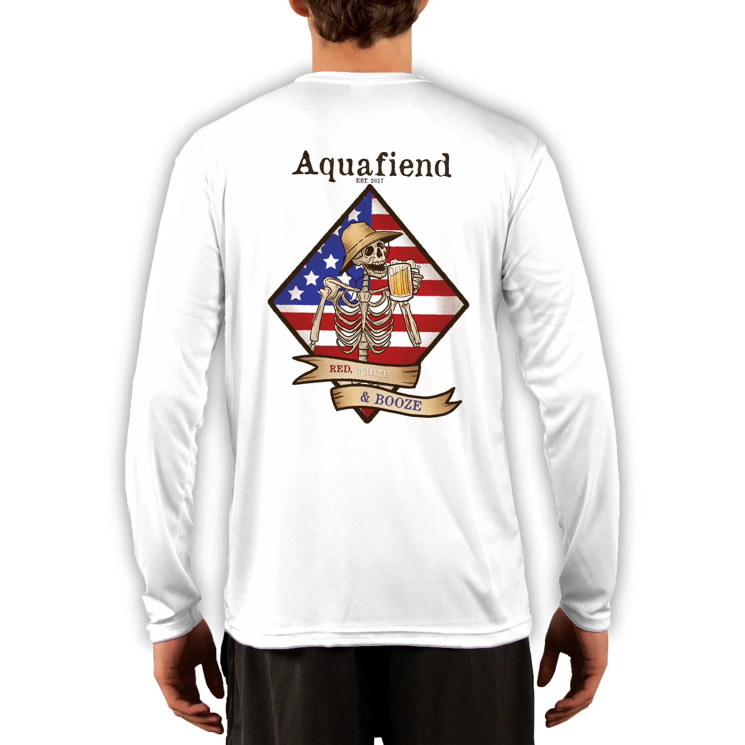 Men's Red White & Booze White