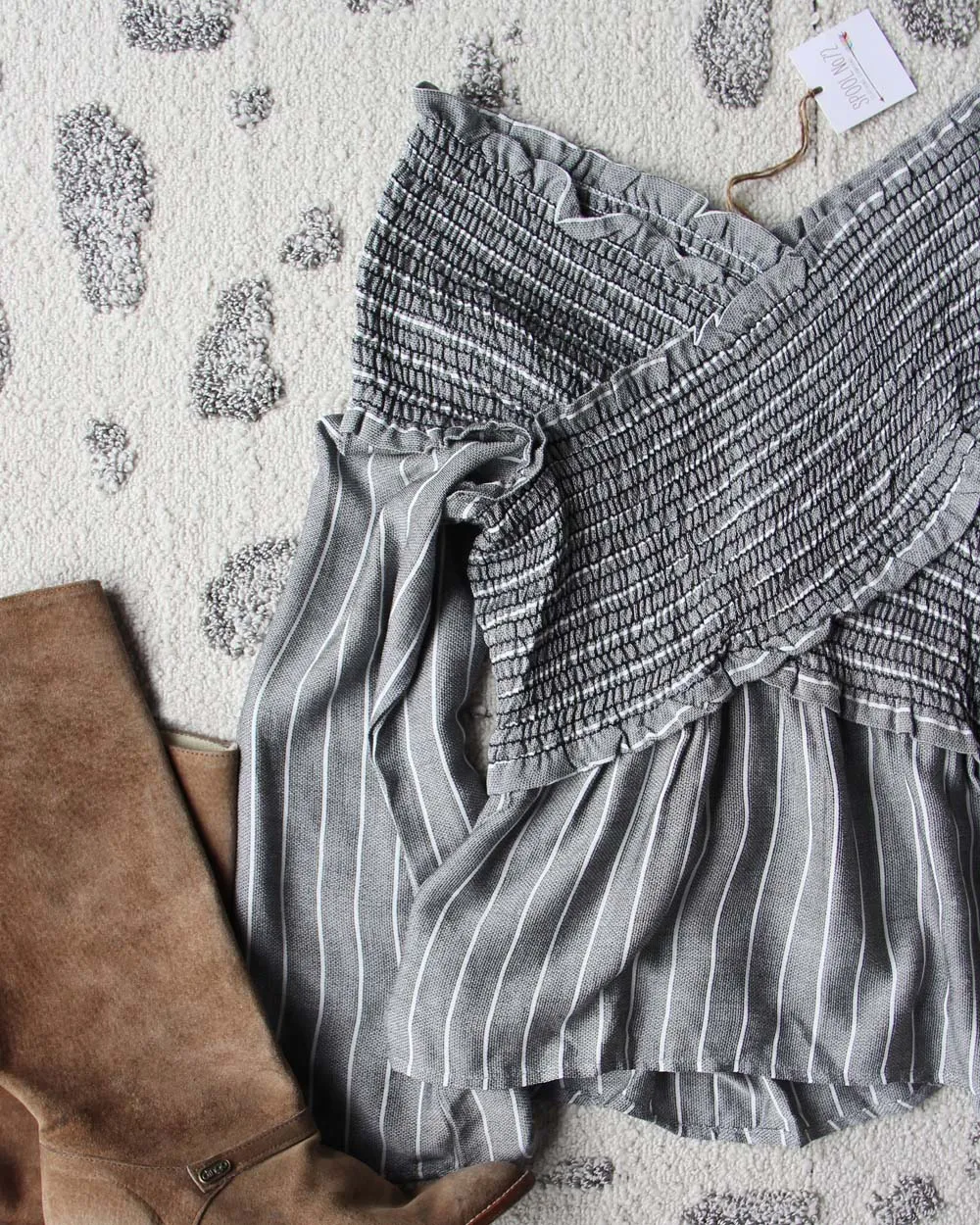 Menswear Wrap Top
