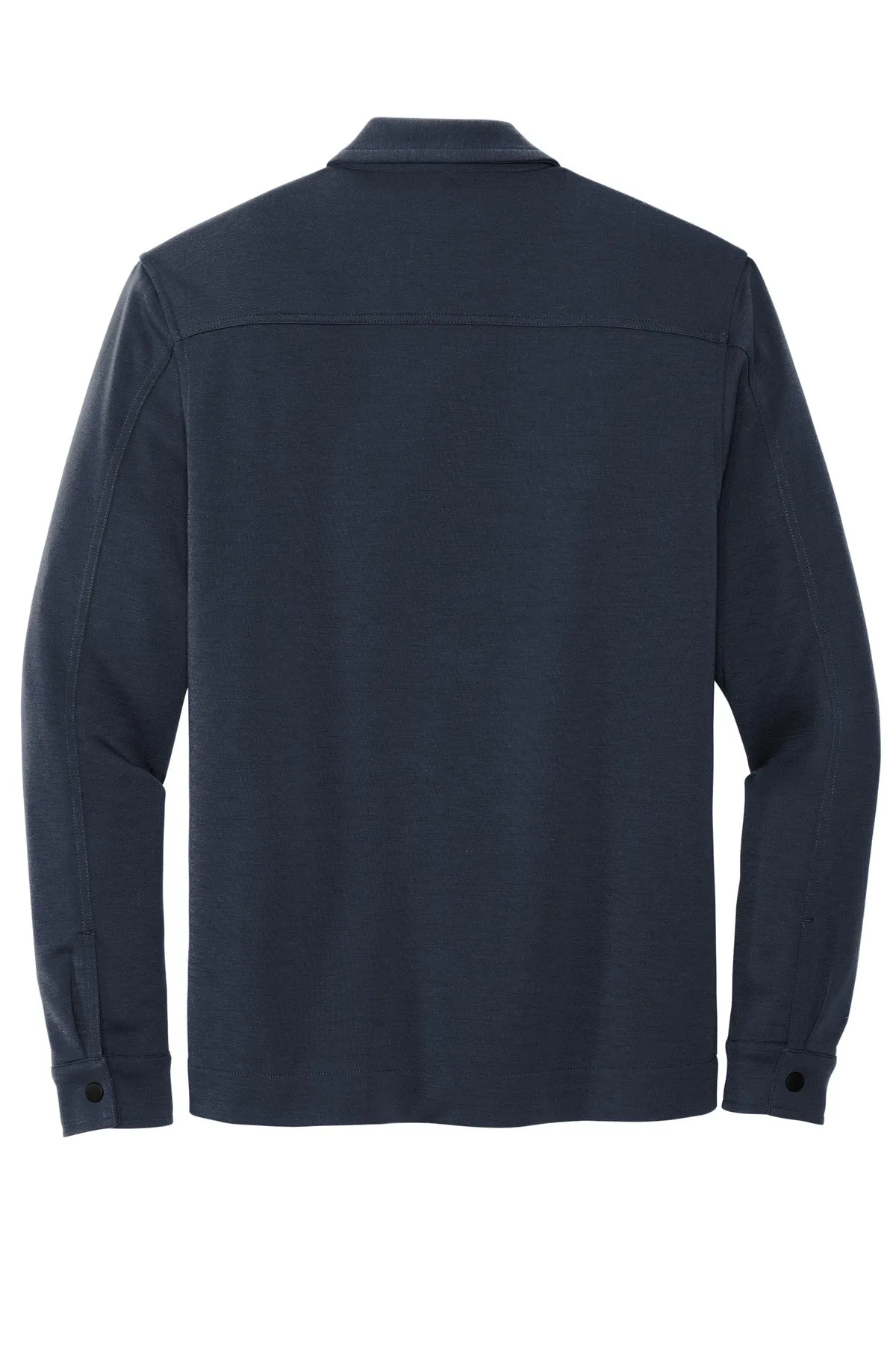 Mercer Mettle Double-Knit Snap Front Jacket MM3004 Night Navy