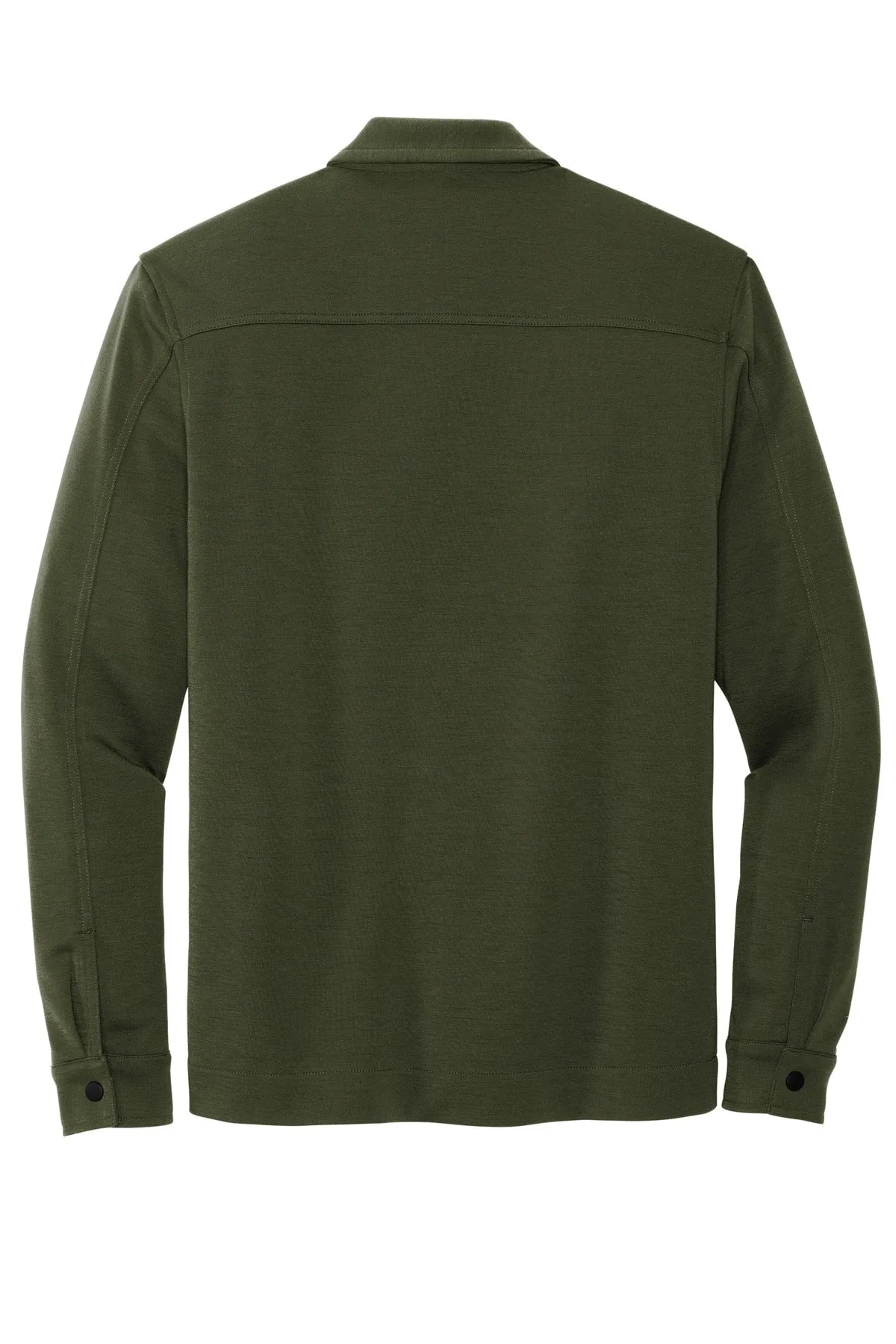 Mercer Mettle Double-Knit Snap Front Jacket MM3004 Townsend Green