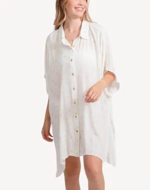 Miami Shine Big Shirt Cover Up