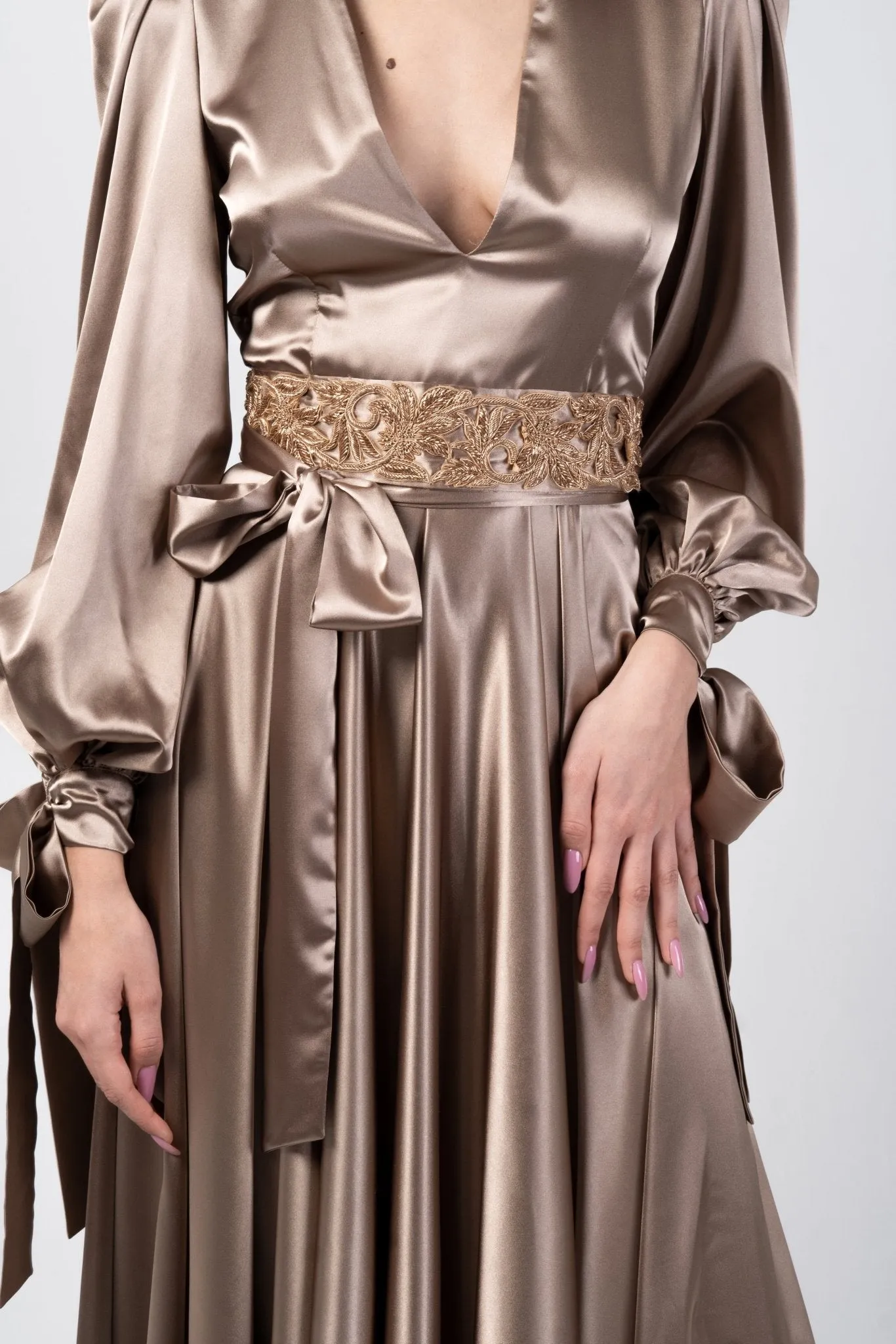 Midnight Maxi Long Sleeve Dress