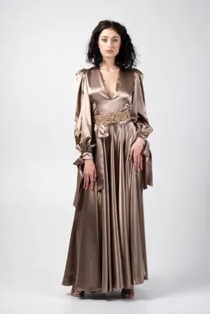 Midnight Maxi Long Sleeve Dress