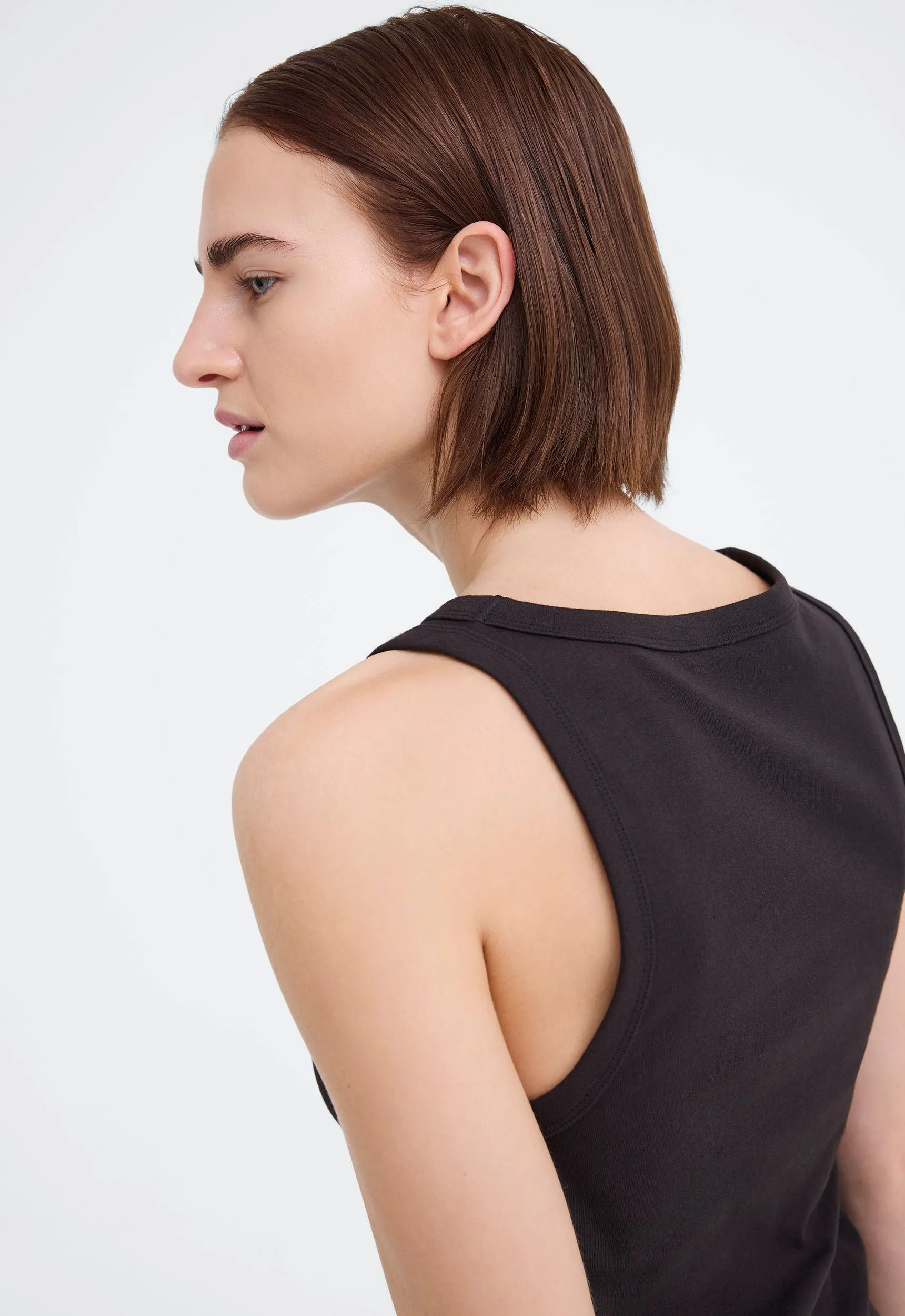 Mies Organic Cotton Tank - Black