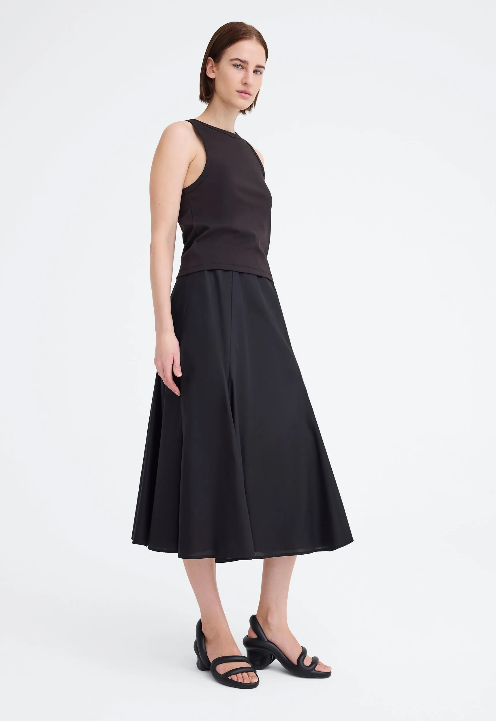 Mies Organic Cotton Tank - Black
