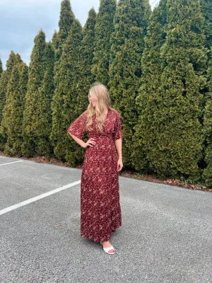 Miss Confidence - Maxi Wrap Dress