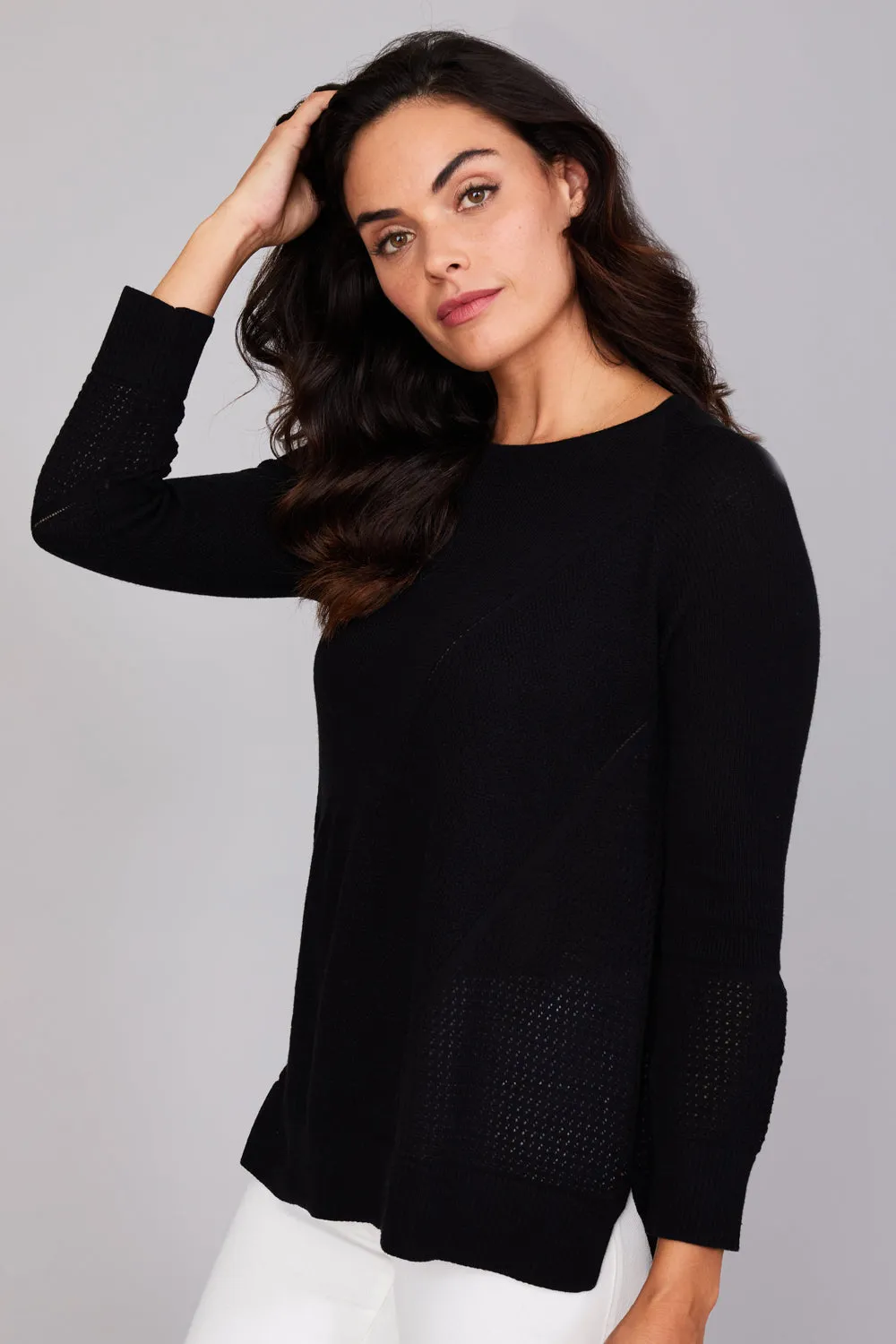Mixed Stitch Long Sleeve: FINAL SALE