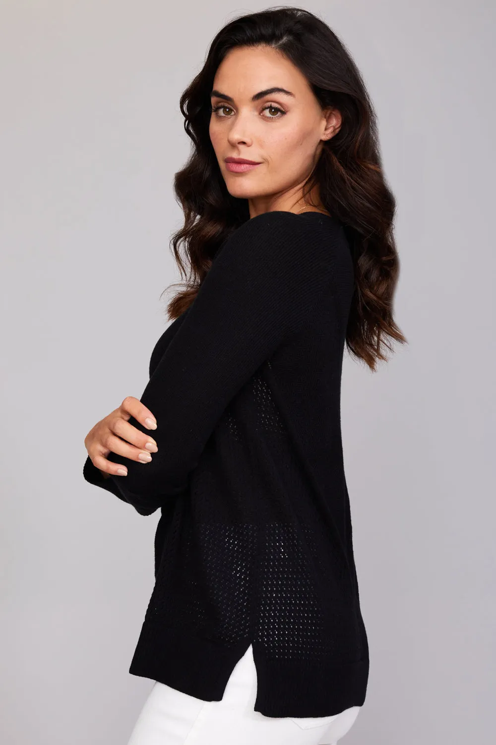 Mixed Stitch Long Sleeve: FINAL SALE