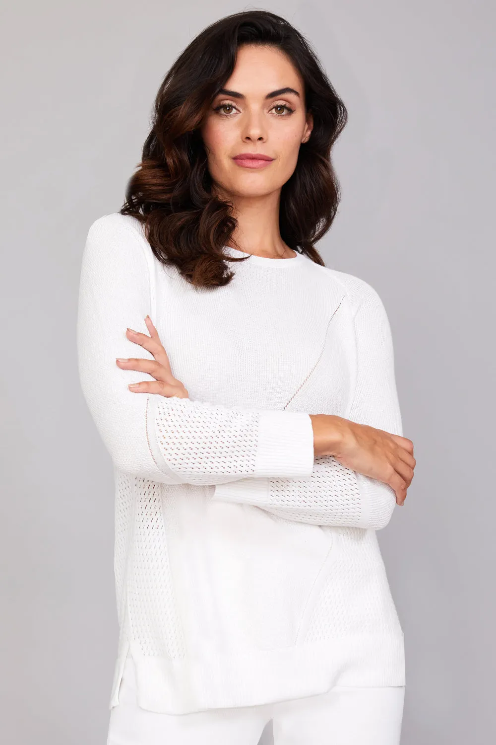 Mixed Stitch Long Sleeve: FINAL SALE