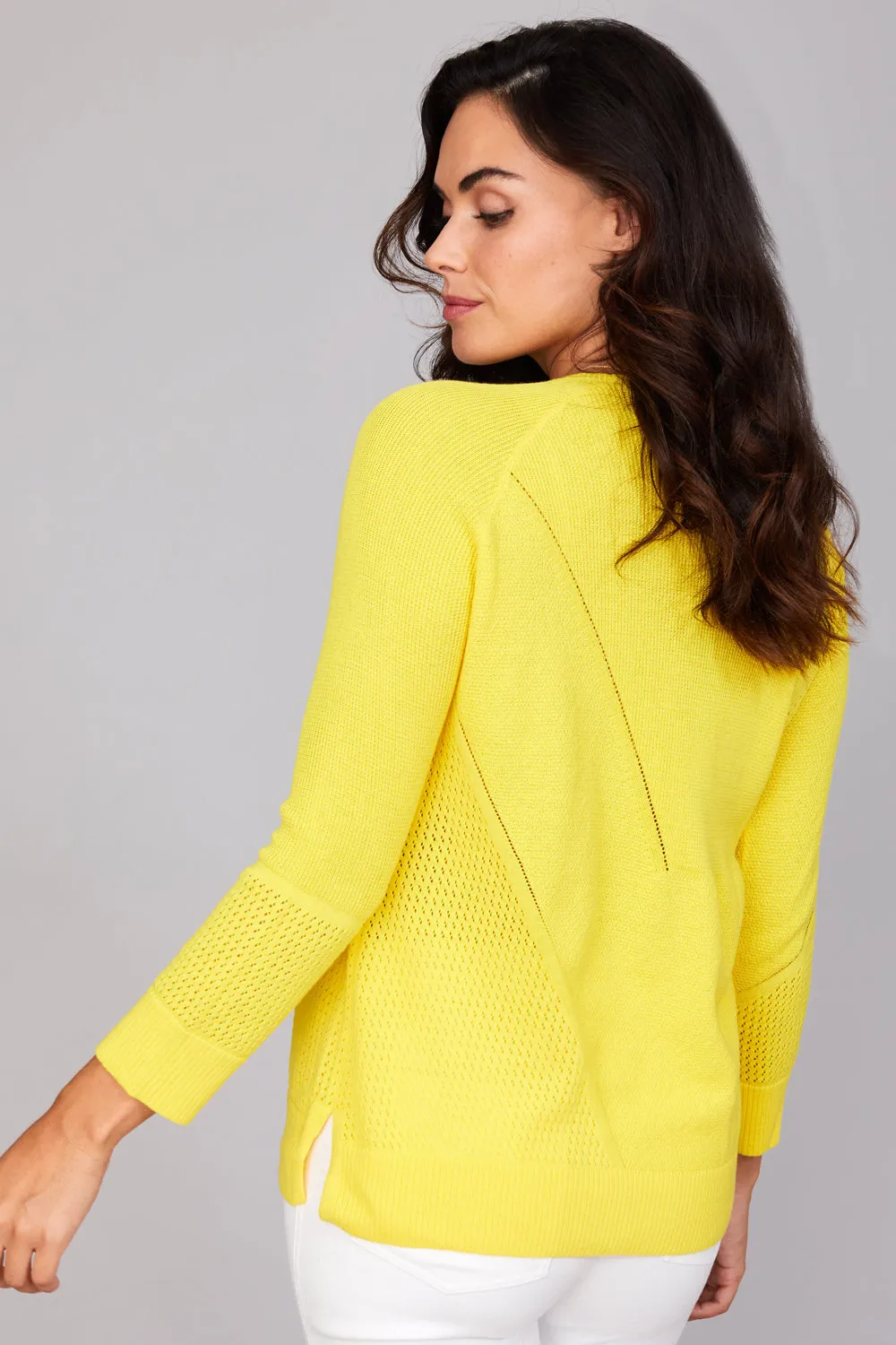 Mixed Stitch Long Sleeve: FINAL SALE