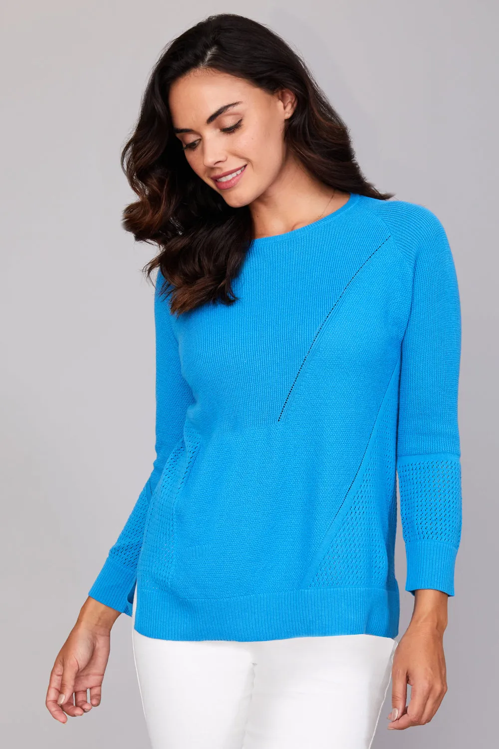 Mixed Stitch Long Sleeve: FINAL SALE