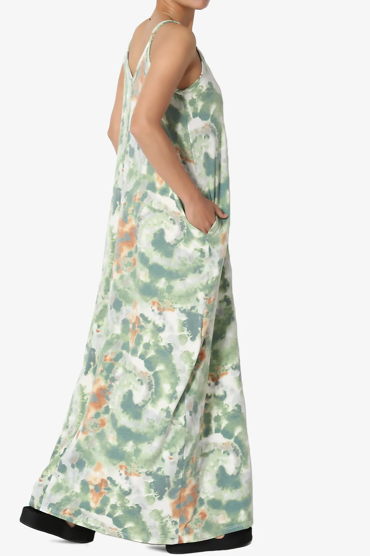 Moira Tie Dye Terry Cami Maxi Dress