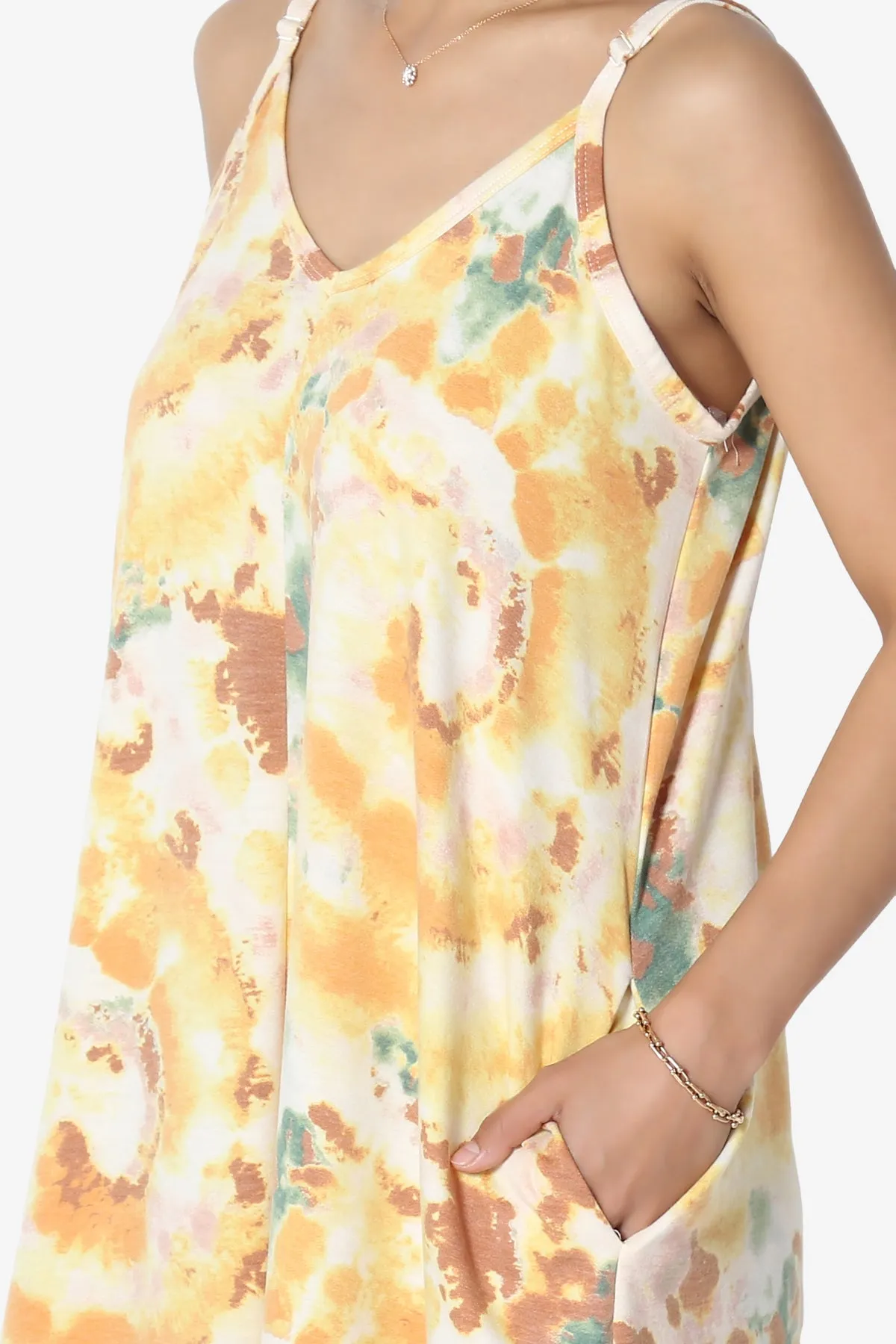 Moira Tie Dye Terry Cami Maxi Dress