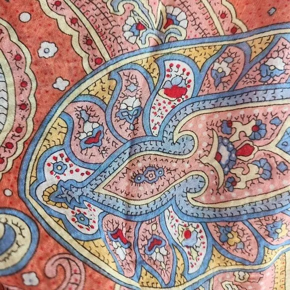 Molly‎ Bracken Maxi Wrap Skirt Size Large Paisley Southwestern Flowy Pink NWT