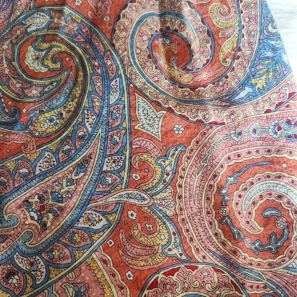 Molly‎ Bracken Maxi Wrap Skirt Size Large Paisley Southwestern Flowy Pink NWT
