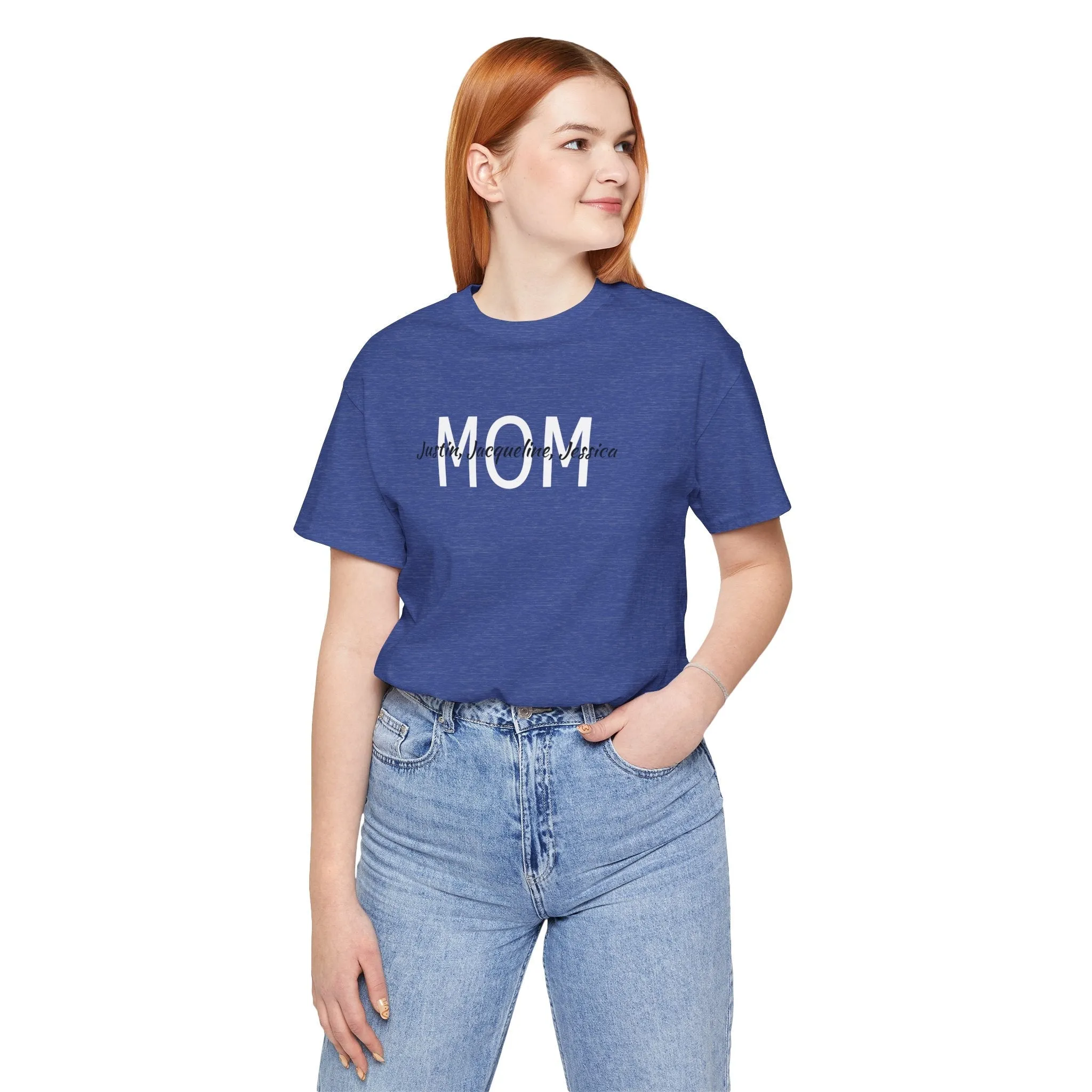 Mom Tee, Mothers Day, Mom Shirt, Love Mom, Jersey Short Sleeve Tee