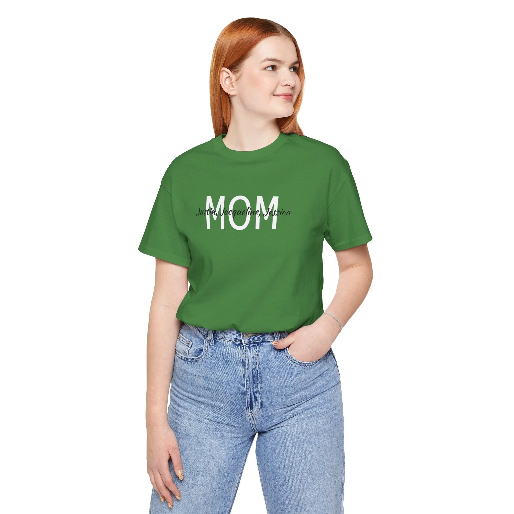 Mom Tee, Mothers Day, Mom Shirt, Love Mom, Jersey Short Sleeve Tee